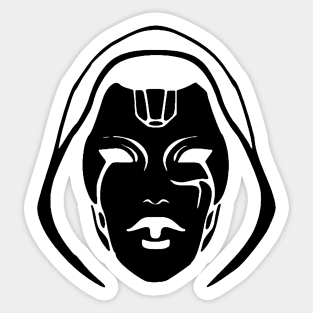 Ash Icon black Sticker